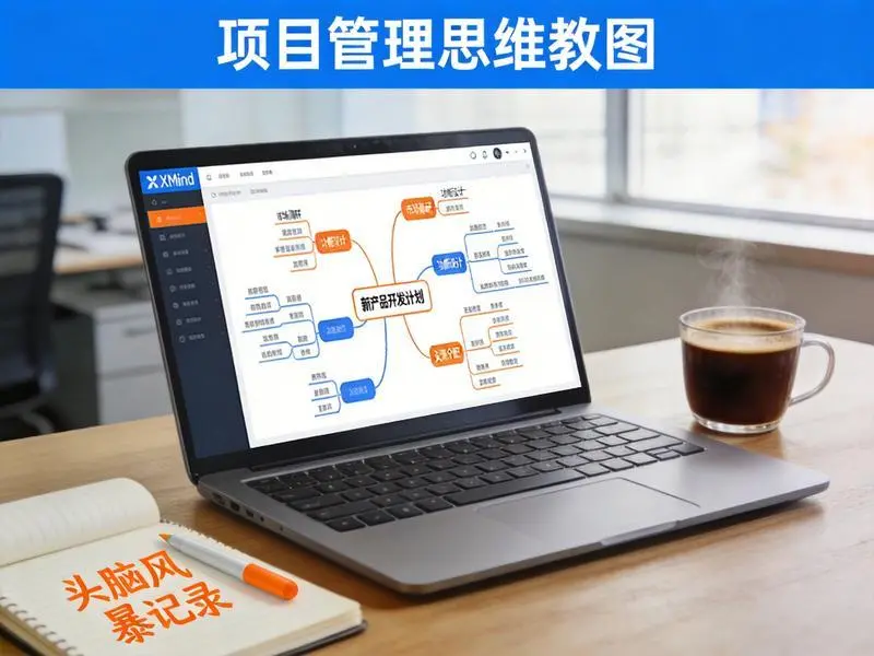 XMind思维导图实例展示,项目规划读书笔记会议记录应用场景